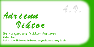 adrienn viktor business card